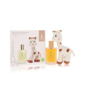 Sophie La Girafe Eau de Soin Parfumee by Gift Set -- for Women Unisex Soft Peach
